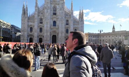 Mirando el Duomo de Milán