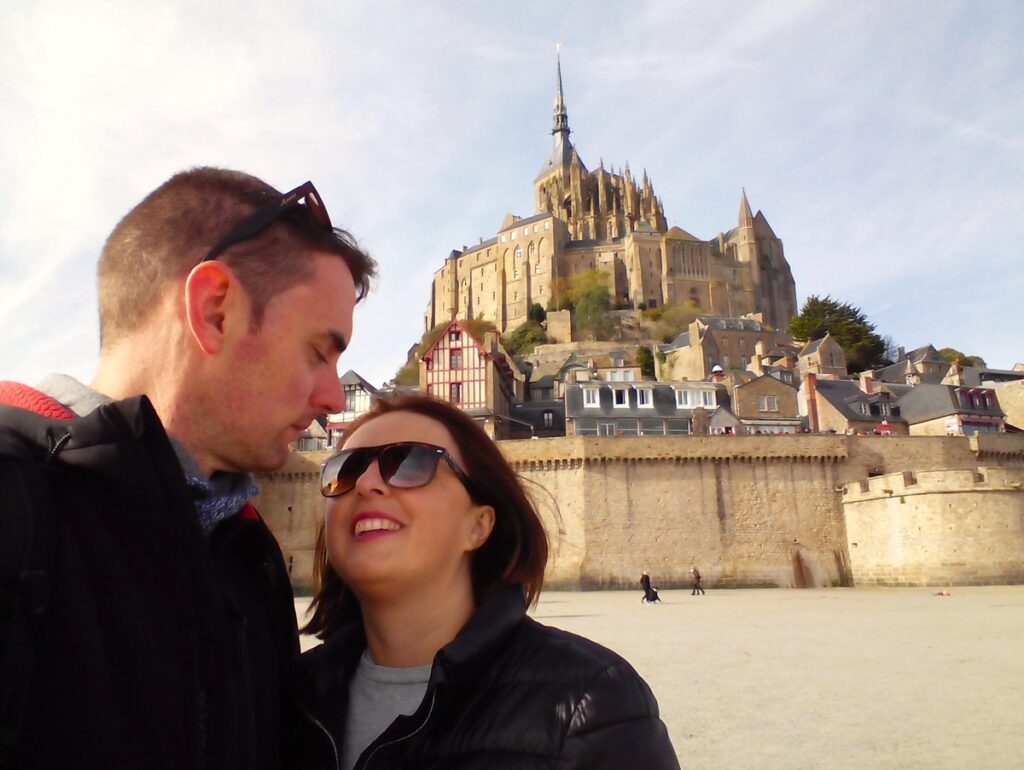 Selfie en el Mont Saint Michel