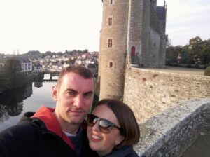 Selfie en el castillo de Josselin