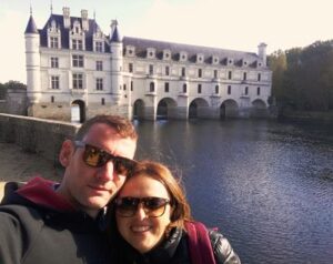 Selfie en el castillo de Chenonceau