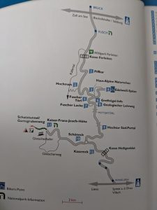 Mapa de la carretera Grossglockner