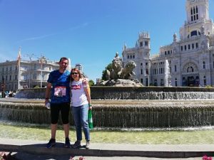 Al acabar el maratón de Madrid