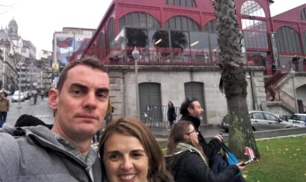 Selfie paseando por Oporto