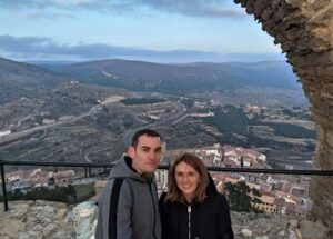 Selfie en lo alto del castillo de Morella