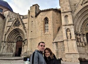 Selfie en la Basílica de Morella