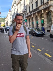 Comiendo dulces por las calles de Lyon