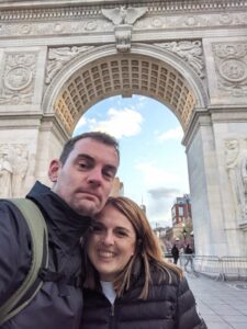 Selfie en el arco de Washington Square