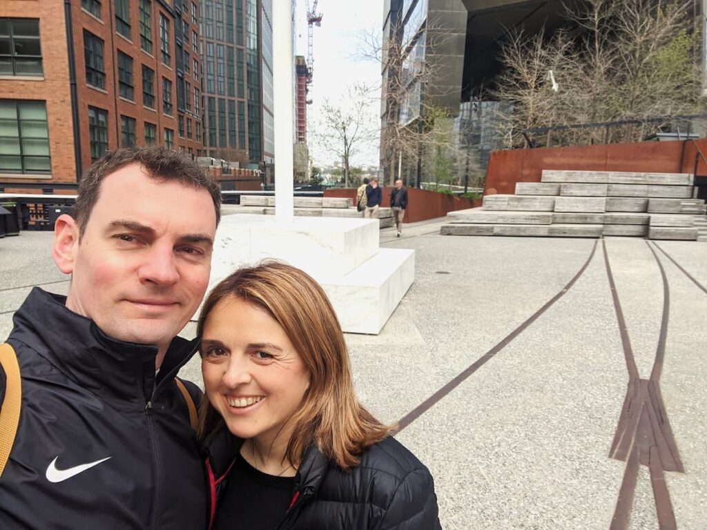 Selfie en el parque High Line de Nueva York